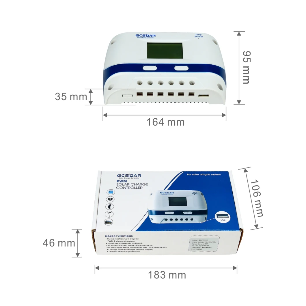 Hot Sale PWM Solar Controller for Solar System